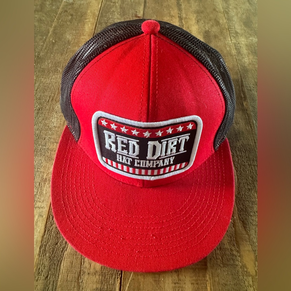 Red dirt ball cap